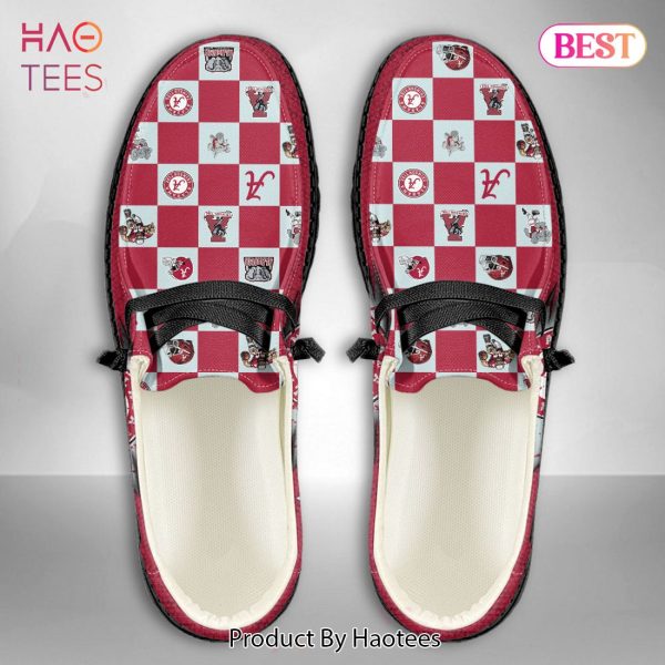 THE BEST NCAA Alabama Crimson Tide Custom Name Hey Dude Shoes Luxury Brand