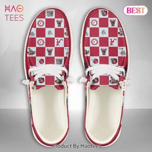THE BEST NCAA Alabama Crimson Tide Custom Name Hey Dude Shoes Luxury Brand