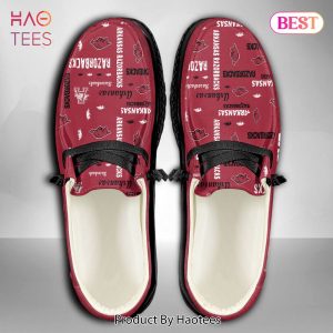 THE BEST NCAA Arkansas Razorbacks Custom Name Hey Dude Shoes Limited 2024