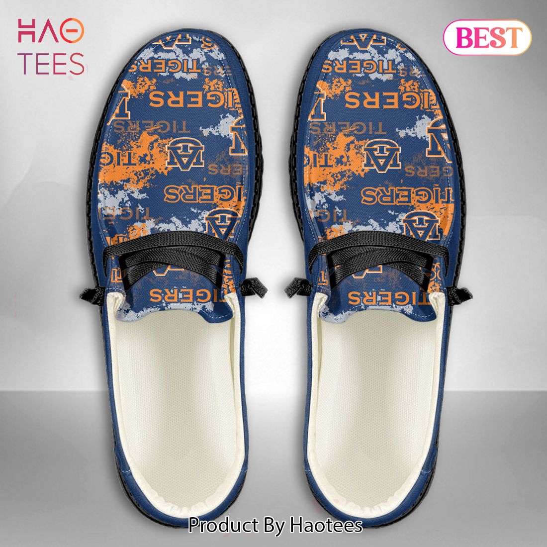 THE BEST NCAA Auburn Tigers Custom Name Hey Dude Shoes