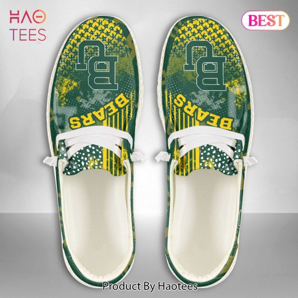 THE BEST NCAA Baylor Bears Custom Name Hey Dude Shoes POD Design