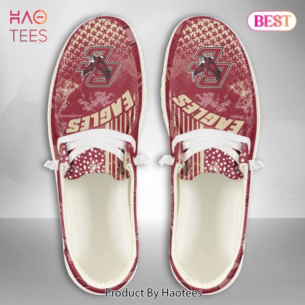 THE BEST NCAA Boston College Eagles Custom Name Hey Dude Shoes POD Design