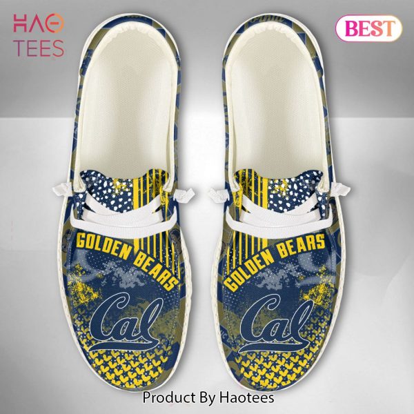 THE BEST NCAA California Golden Bears Custom Name Hey Dude Shoes