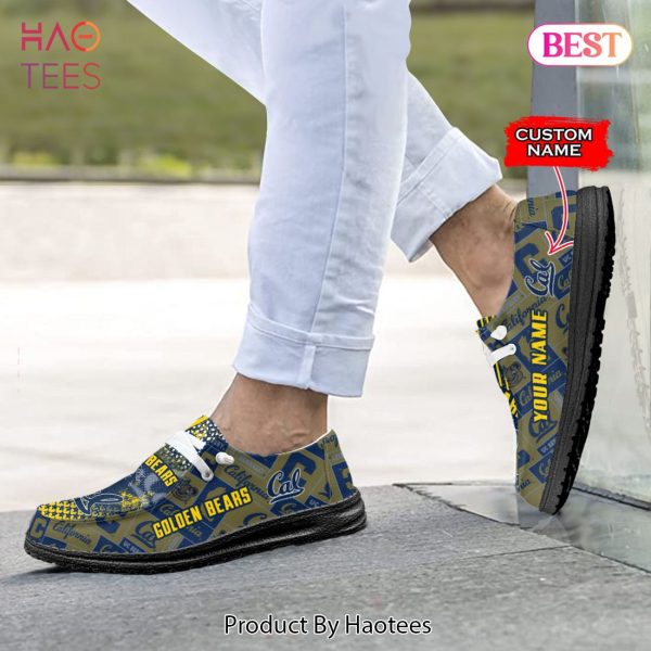 THE BEST NCAA California Golden Bears Custom Name Hey Dude Shoes