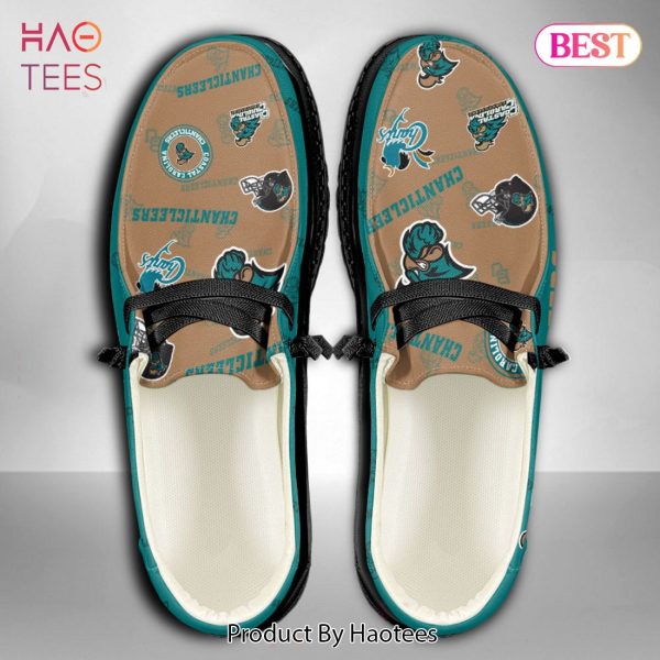 THE BEST NCAA COASTAL CAROLINA CHANTICLEERS Custom Name Hey Dude Shoes POD Design