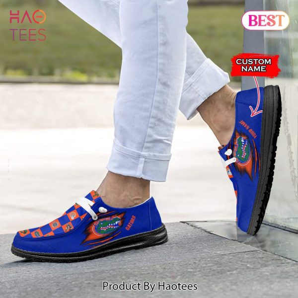 THE BEST NCAA Florida Gators Custom Name Hey Dude Shoes