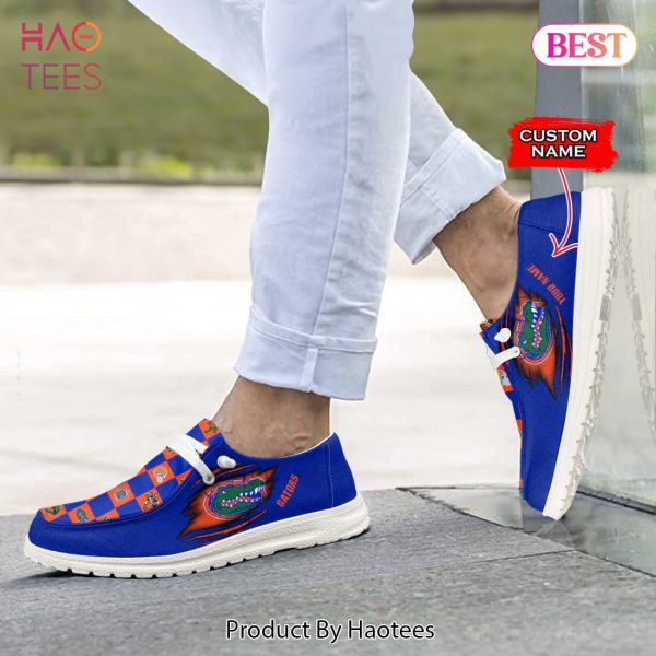 THE BEST NCAA Florida Gators Custom Name Hey Dude Shoes