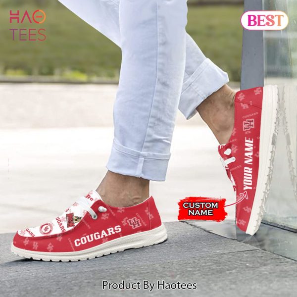 THE BEST NCAA Houston Cougars Custom Name Hey Dude Shoes Luxury Brand
