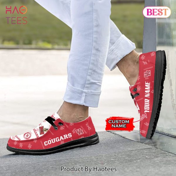 THE BEST NCAA Houston Cougars Custom Name Hey Dude Shoes Luxury Brand