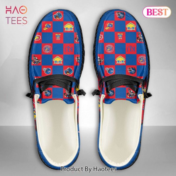 THE BEST NCAA Kansas Jayhawks Custom Name Hey Dude Shoes – P531