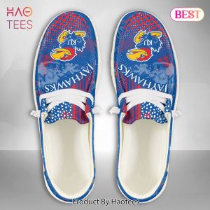 THE BEST NCAA Kansas Jayhawks Custom Name Hey Dude Shoes