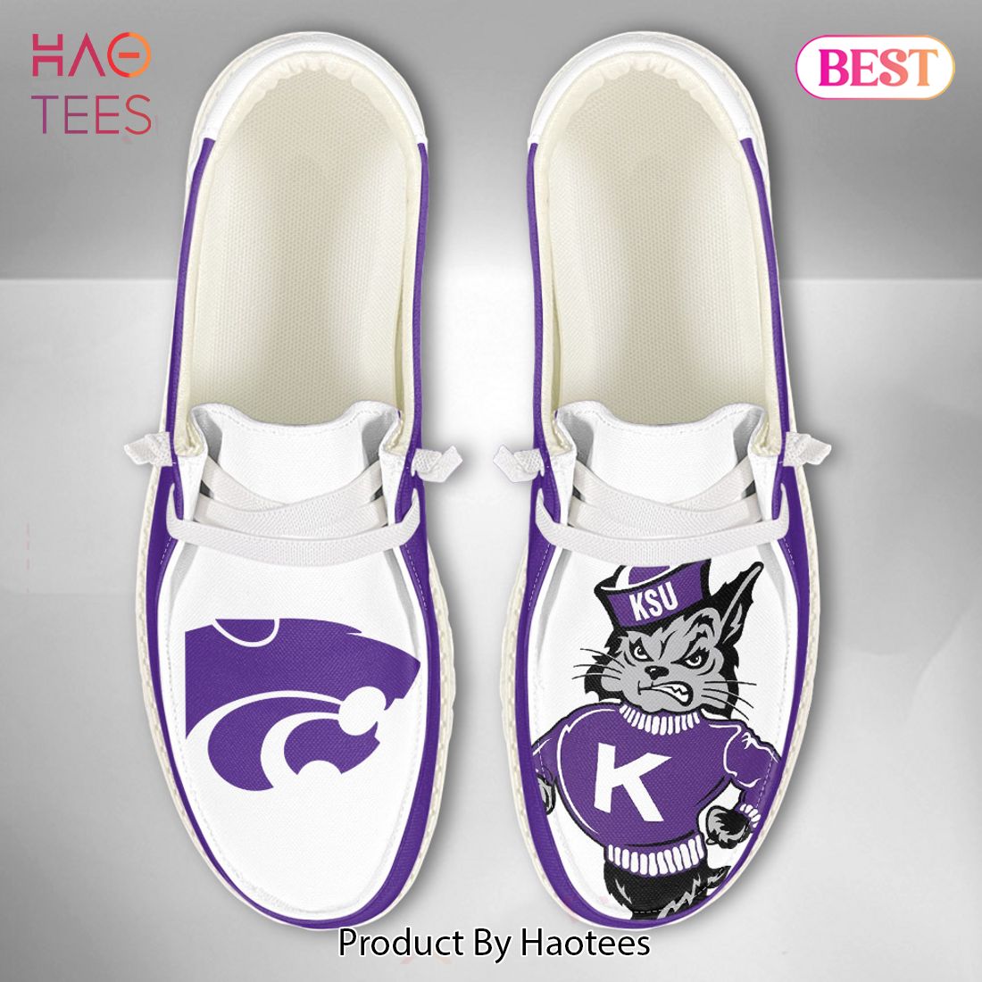 THE BEST NCAA Kansas State Wildcats – Custom Name Hey Dude Shoes