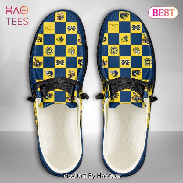 THE BEST NCAA Michigan Wolverines Custom Name Hey Dude Shoes Luxury Brand