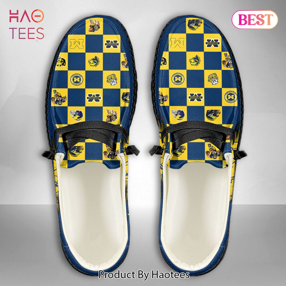 THE BEST NCAA Michigan Wolverines Custom Name Hey Dude Shoes Luxury Brand THE BEST NCAA Michigan Wolverines Custom Name Hey Dude Shoes Luxury Brand