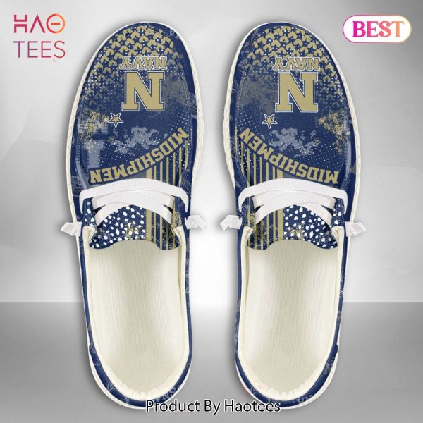 THE BEST NCAA Navy Midshipmen Custom Name Hey Dude Shoes – FW91