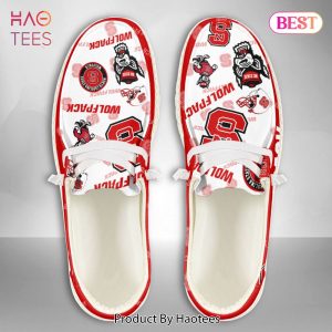 THE BEST NCAA NORTH CAROLINA STATE WOLFPACK Custom Name Hey Dude Shoes