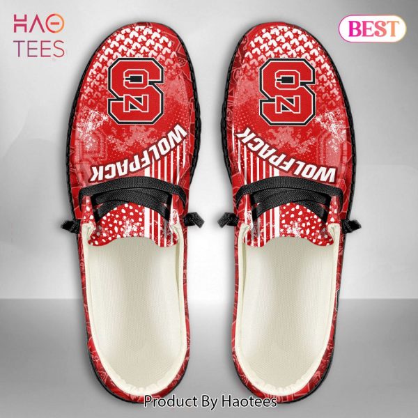 THE BEST NCAA NORTH CAROLINA STATE WOLFPACK Custom Name Hey Dude Shoes – OB61