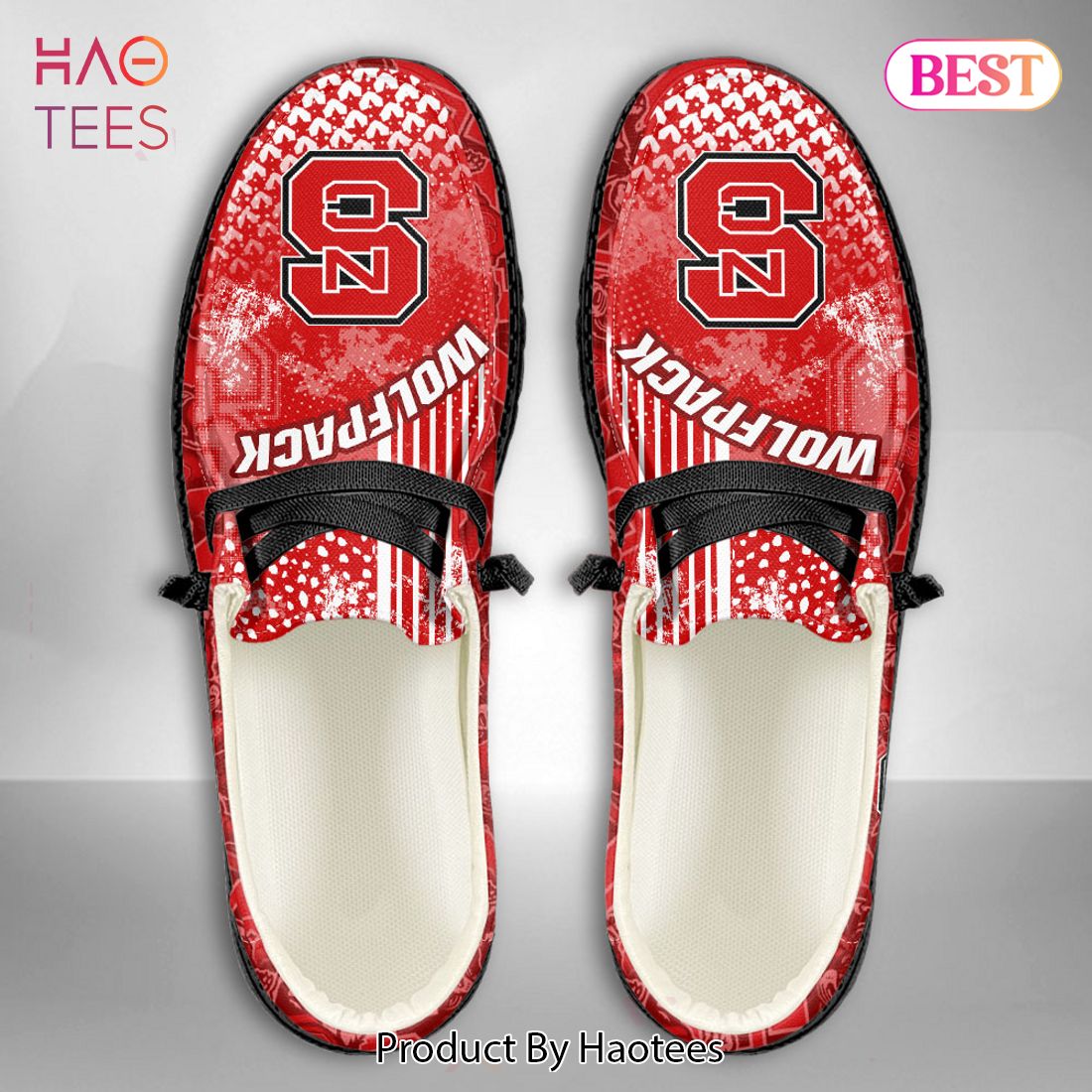 THE BEST NCAA NORTH CAROLINA STATE WOLFPACK Custom Name Hey Dude Shoes - OB61 THE BEST NCAA NORTH CAROLINA STATE WOLFPACK Custom Name Hey Dude Shoes - OB61