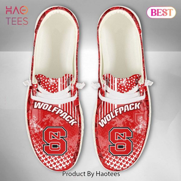 THE BEST NCAA NORTH CAROLINA STATE WOLFPACK Custom Name Hey Dude Shoes – OB61