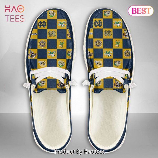 THE BEST NCAA Notre Dame Fighting Irish Custom Name Hey Dude Shoes