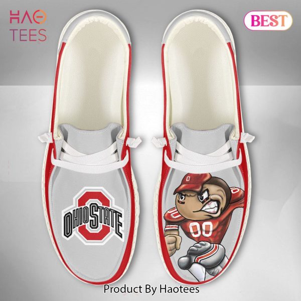 THE BEST NCAA Ohio State Buckeyes – Custom Name Hey Dude Shoes