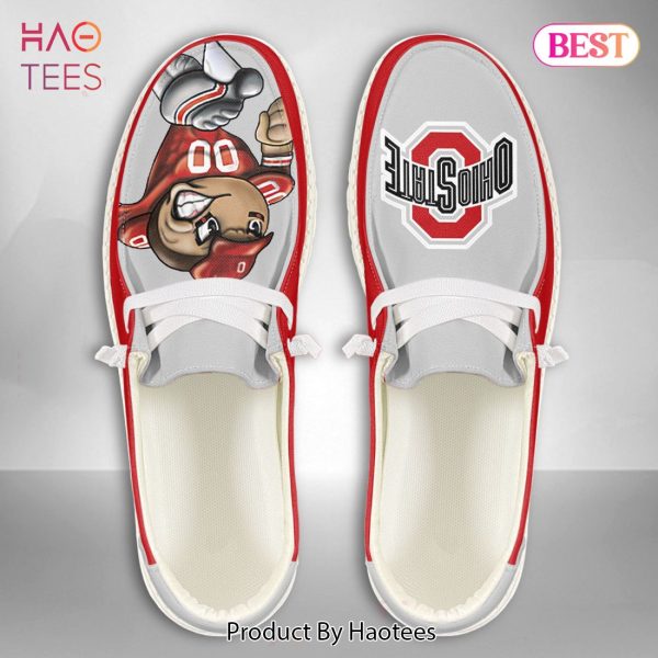 THE BEST NCAA Ohio State Buckeyes – Custom Name Hey Dude Shoes