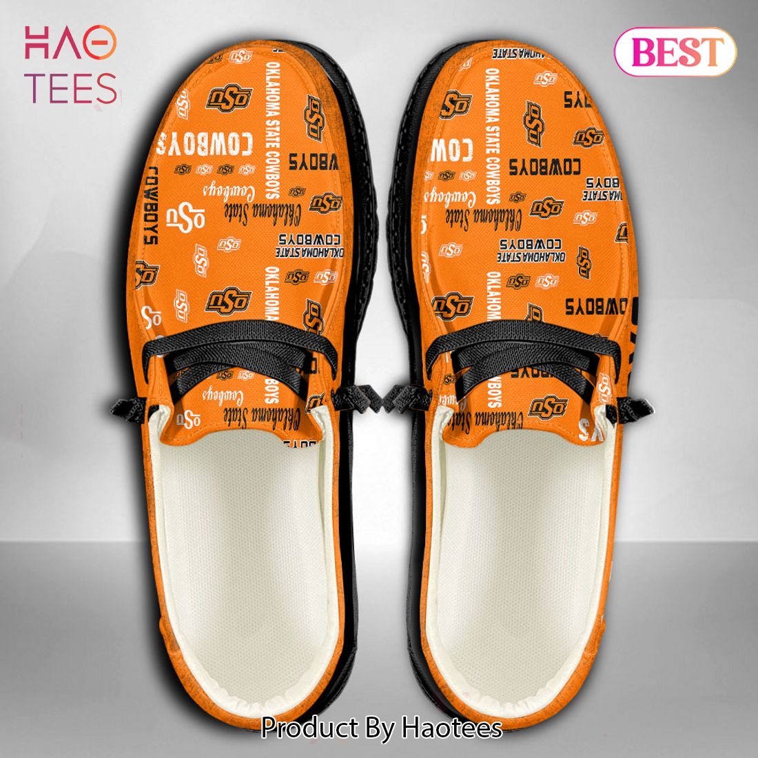 THE BEST NCAA Oklahoma State Cowboys Custom Name Hey Dude Shoes THE BEST NCAA Oklahoma State Cowboys Custom Name Hey Dude Shoes