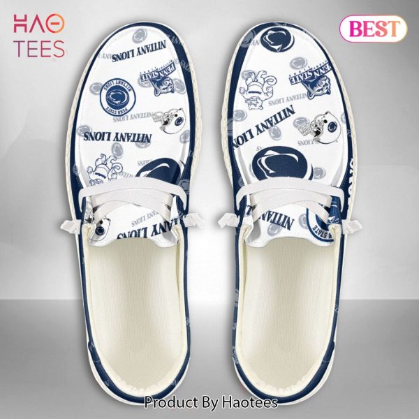 THE BEST NCAA Penn State Nittany Lions Custom Name Hey Dude Shoes