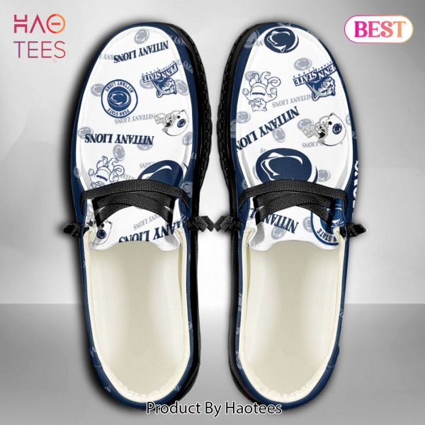 THE BEST NCAA Penn State Nittany Lions Custom Name Hey Dude Shoes
