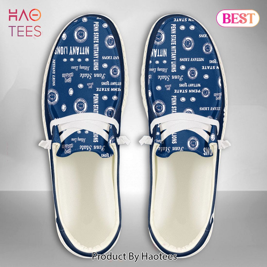 THE BEST NCAA Penn State Nittany Lions Custom Name Hey Dude Shoes Luxury Brand