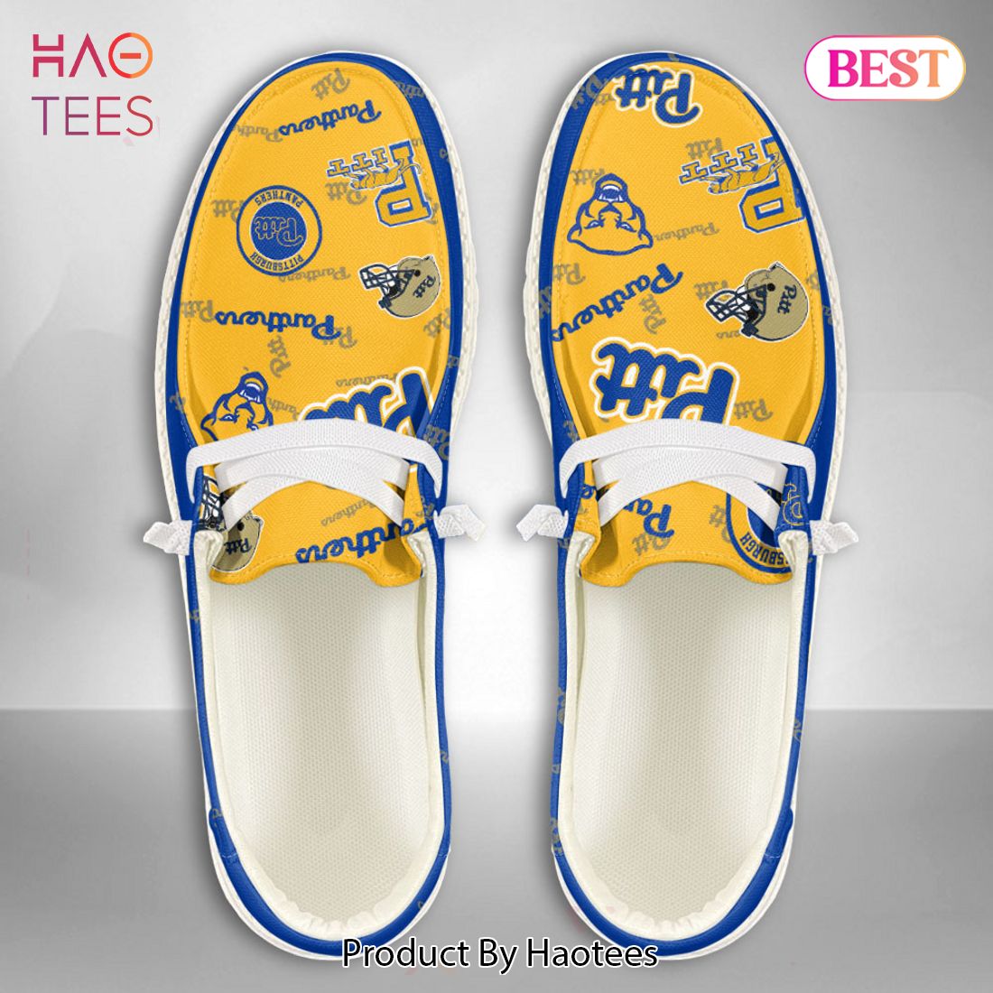 THE BEST NCAA Pittsburgh Panthers Custom Name Hey Dude Shoes