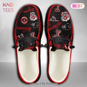 THE BEST NCAA Texas Tech Red Raiders Custom Name Hey Dude Shoes POD Design