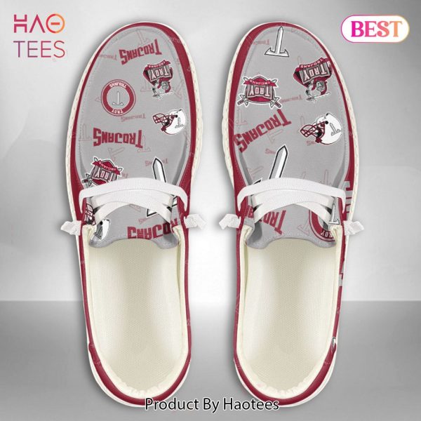 THE BEST NCAA Troy Trojans Custom Name Hey Dude Shoes