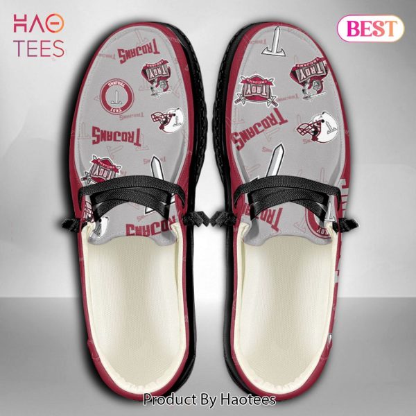 THE BEST NCAA Troy Trojans Custom Name Hey Dude Shoes