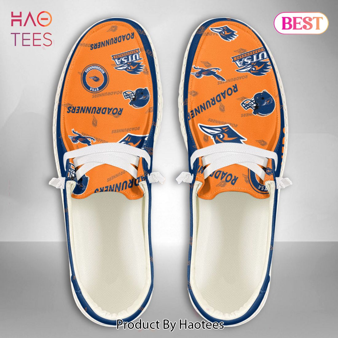 THE BEST NCAA UTSA Roadrunners Custom Name Hey Dude Shoes THE BEST NCAA UTSA Roadrunners Custom Name Hey Dude Shoes