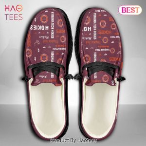 THE BEST NCAA Virginia Tech Hokies Custom Name Hey Dude Shoes POD Design