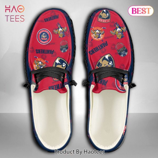 THE BEST NHL Florida Panthers Custom Name Hey Dude Shoes