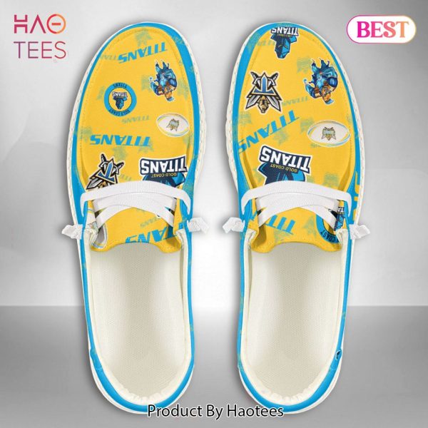 THE BEST NRL Gold Coast Titans Custom Name Hey Dude Shoes