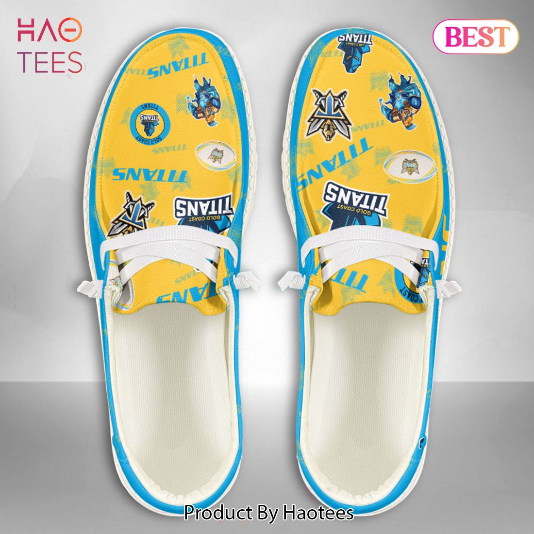 THE BEST NRL Gold Coast Titans Custom Name Hey Dude Shoes THE BEST NRL Gold Coast Titans Custom Name Hey Dude Shoes