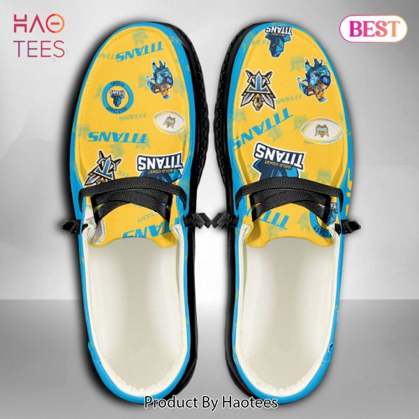 THE BEST NRL Gold Coast Titans Custom Name Hey Dude Shoes