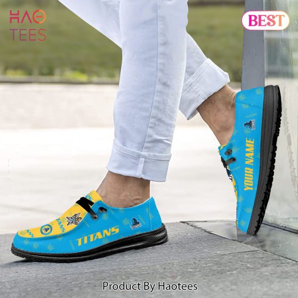 THE BEST NRL Gold Coast Titans Custom Name Hey Dude Shoes