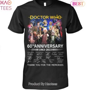 TRENDING 60th Anniversary 1963-2023 Doctor Who Thank You For The Memories Unisex T-Shirt