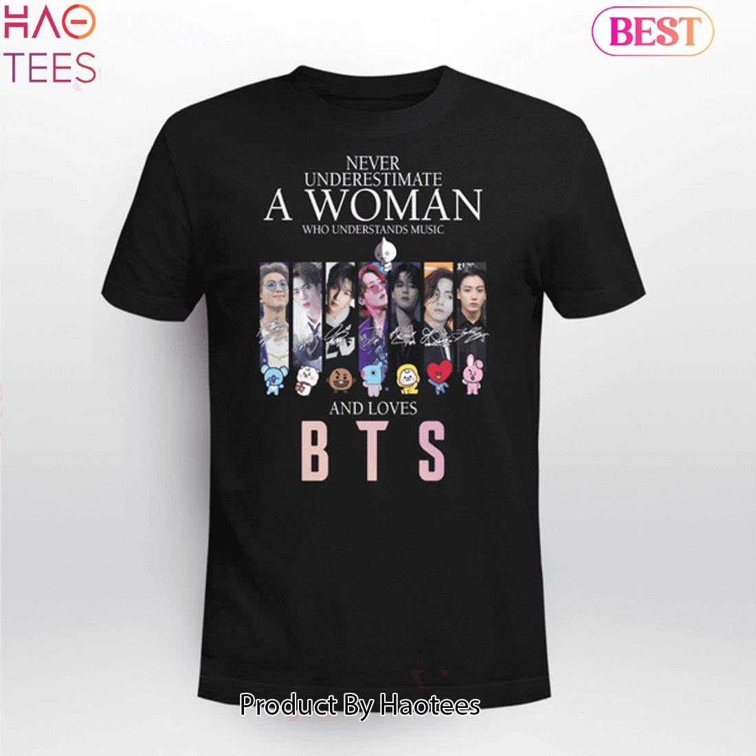 TRENDING A Woman Love BTS Unisex T-Shirt