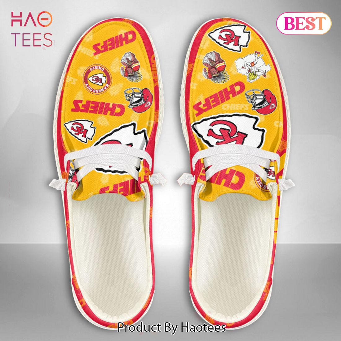 TRENDING Custom NameKansas City ChiefsHey Dude Shoes