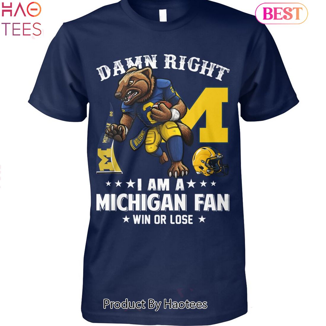 TRENDING Damn Right Im A Michigan Wolverines Fan Win Or Lose Unisex T-Shirt TRENDING Damn Right Im A Michigan Wolverines Fan Win Or Lose Unisex T-Shirt