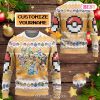 TRENDING Eevee Evolution Custom Name Christmas Giftsmerch Ugly Sweater