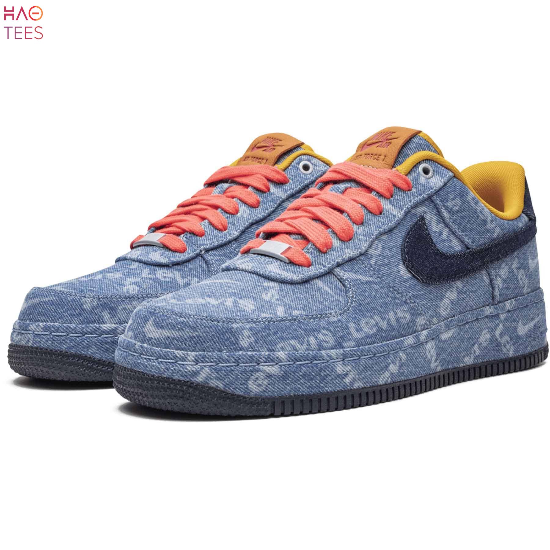 TRENDING Levis x Nike By You x Air Force 1 Low Exclusive Denim Luxury Store