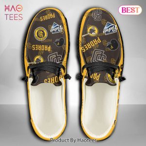 TRENDING MLB San Diego Padres Custom Name Hey Dude Shoes