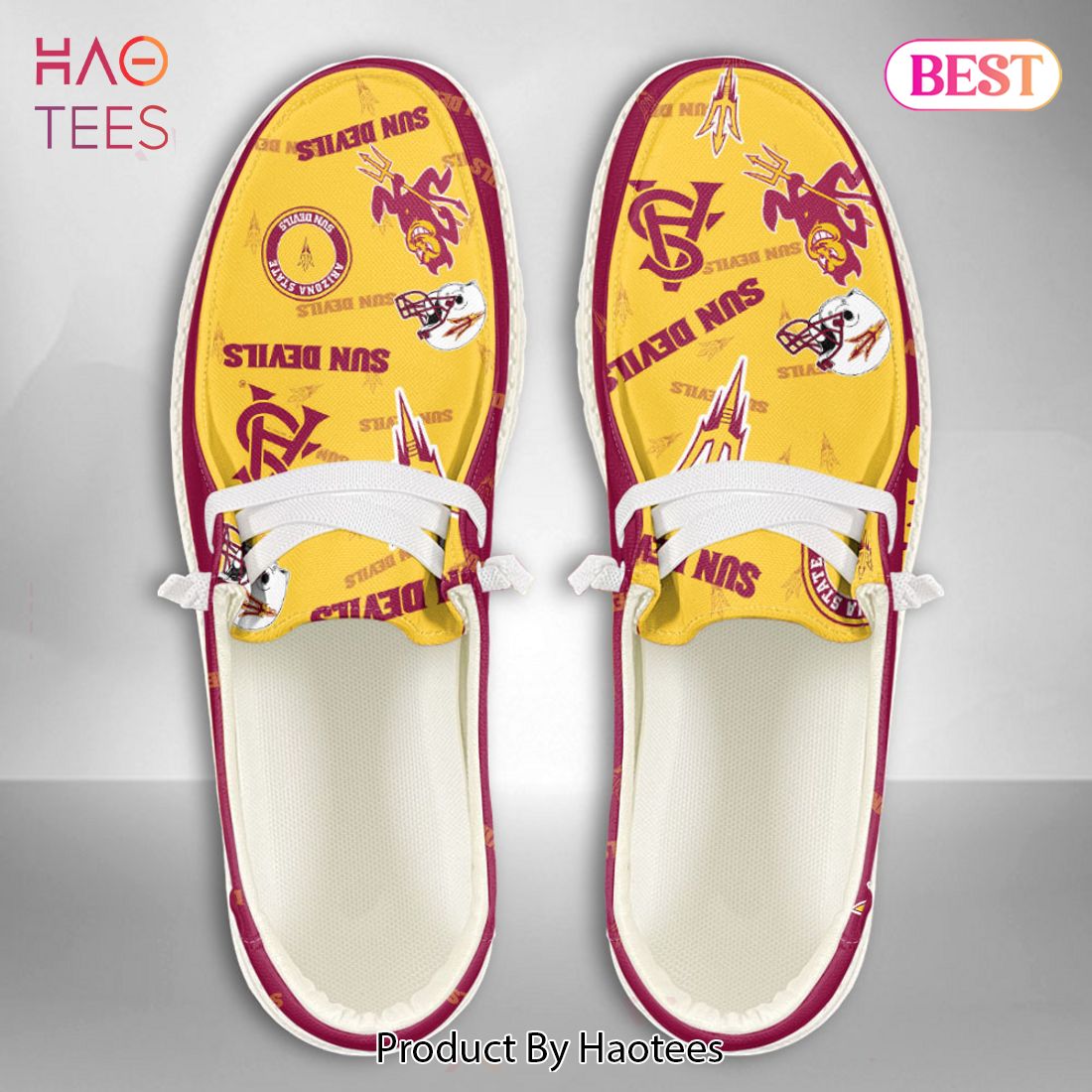 TRENDING NCAA Arizona State Sun Devils Custom Name Hey Dude Shoes Limited 2024