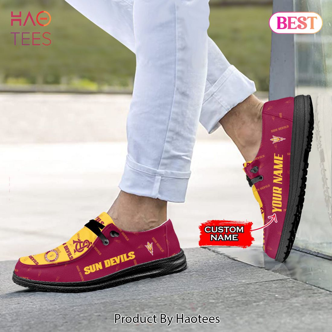 TRENDING NCAA Arizona State Sun Devils Custom Name Hey Dude Shoes Limited 2024 TRENDING NCAA Arizona State Sun Devils Custom Name Hey Dude Shoes Limited 2024